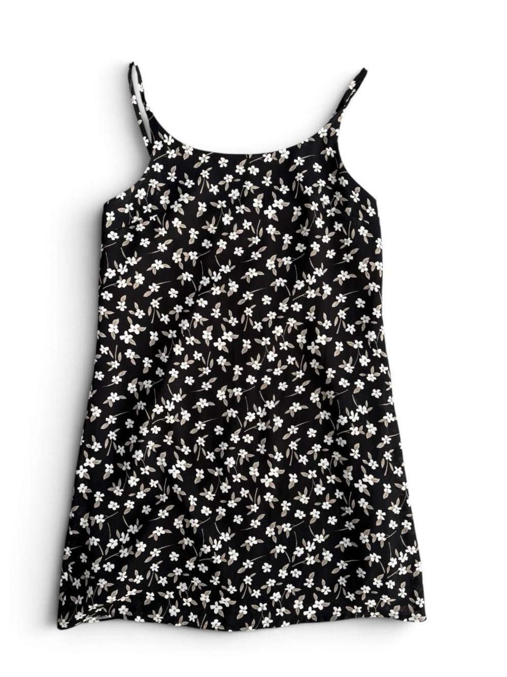 Vintage 90s SODA BLU Floral Mini Slip Dress Made USA MEDIUM NWT